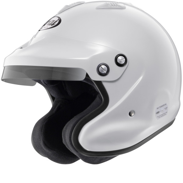 Arai Helmets Gp-J3 (White/Mustard 6 Studs)